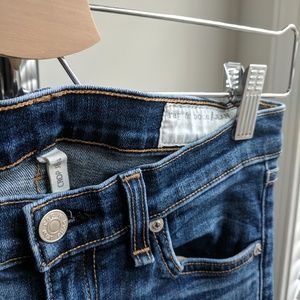 Rag and Bone skinny crop jeans size 26